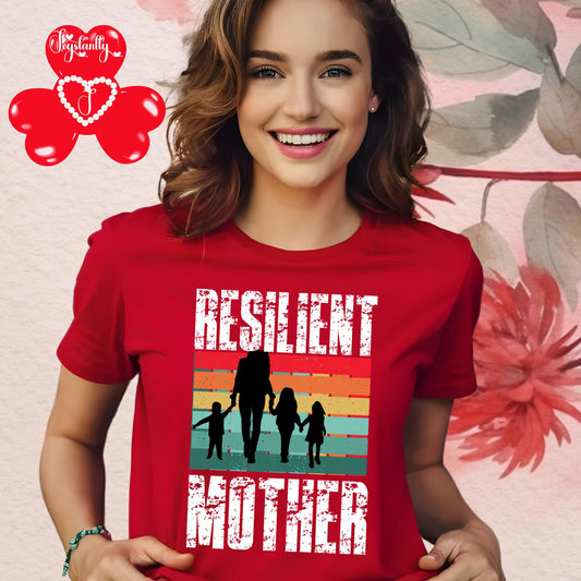 Perfect Red Shirt For Strong Moms. Perfect Shirt For Moms.