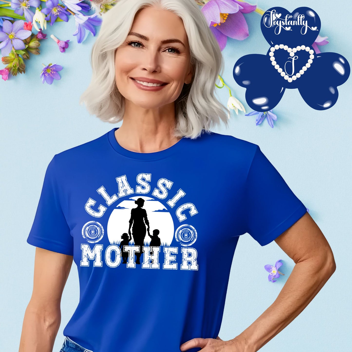 Perfect Shirt For Diligent Moms. Perfect shirt for moms. Royal blue shirt